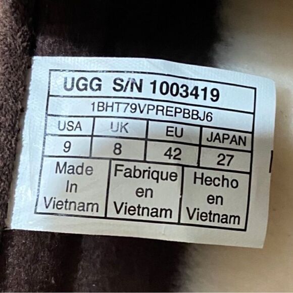 UGG Alder Faux Shearling Lined Suede Brown Slipper - Picture 9 of 9